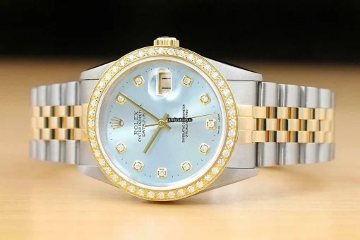 Amazing Fake Rolex Datejust 16233 Caliber 3135 Automatic Movement 36mm Steel Case Mens/unisex Watch - Image 3