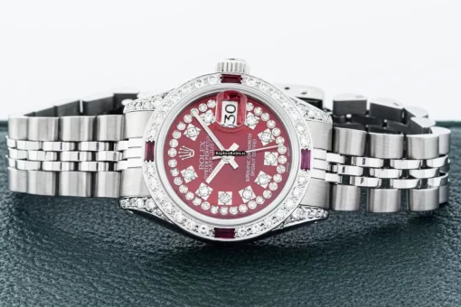 Amazing Replica Rolex Lady-datejust 6917 Caliber 2030 Automatic Movement 26mm Steel Case Womens Watch - Image 8