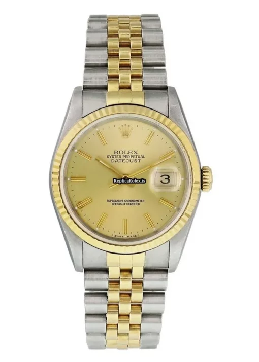 Swiss Replica Rolex Datejust 16233 Caliber 3135 Automatic Movement 36mm Steel Case Mens/unisex Watch