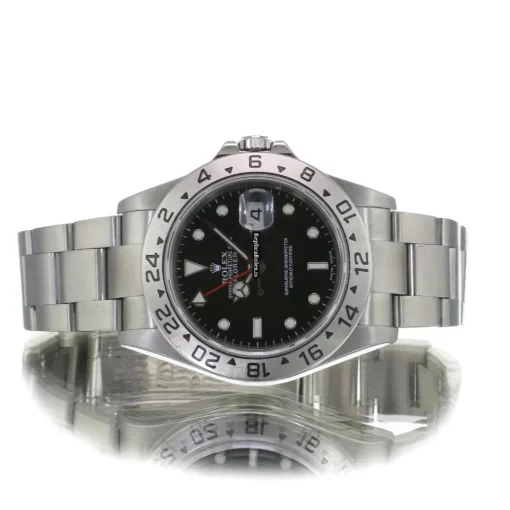 Epic Fake Rolex Explorer II 16570t Caliber 3185 Automatic Movement 40x47,2mm Steel Case Mens/unisex Watch - Image 10