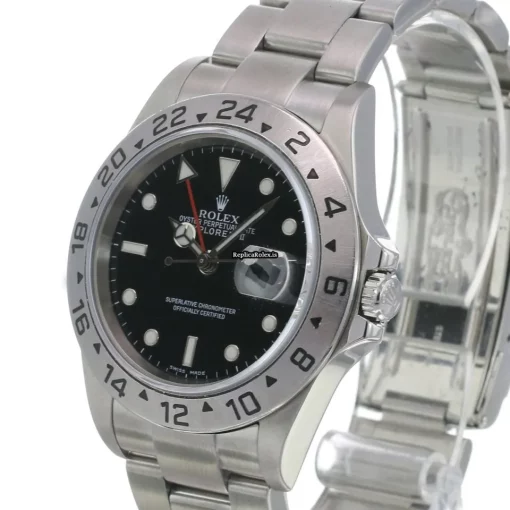 Epic Fake Rolex Explorer II 16570t Caliber 3185 Automatic Movement 40x47,2mm Steel Case Mens/unisex Watch - Image 2