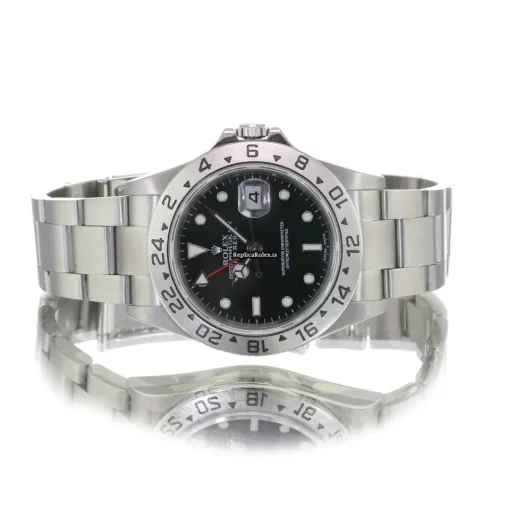 Epic Fake Rolex Explorer II 16570t Caliber 3185 Automatic Movement 40x47,2mm Steel Case Mens/unisex Watch - Image 7