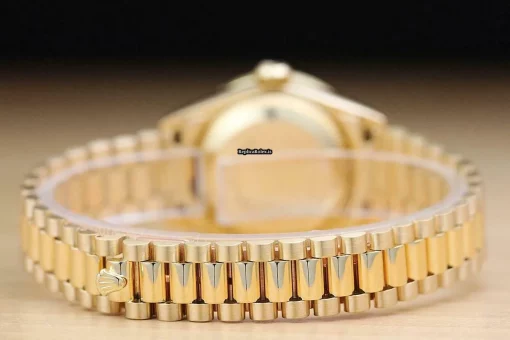 Luxury Replica Rolex Lady-datejust 69178 Caliber 2135 Automatic Movement 26mm Yellow Gold Case Womens Watch - Image 7