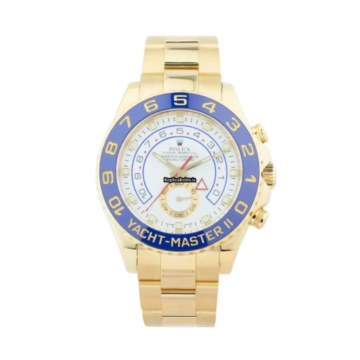 Incredible Replica Rolex Yacht-master II 116688 Caliber 4161 Automatic Movement 44mm Yellow Gold Case Mens/unisex Watch