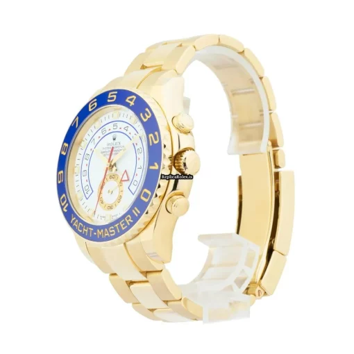 Incredible Replica Rolex Yacht-master II 116688 Caliber 4161 Automatic Movement 44mm Yellow Gold Case Mens/unisex Watch - Image 2
