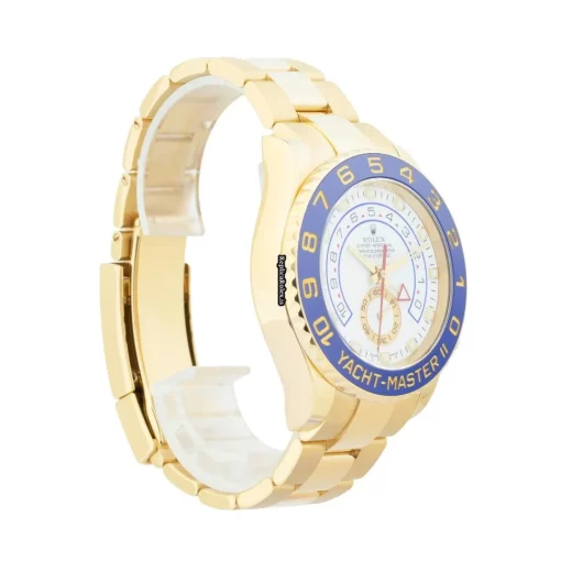 Incredible Replica Rolex Yacht-master II 116688 Caliber 4161 Automatic Movement 44mm Yellow Gold Case Mens/unisex Watch - Image 6