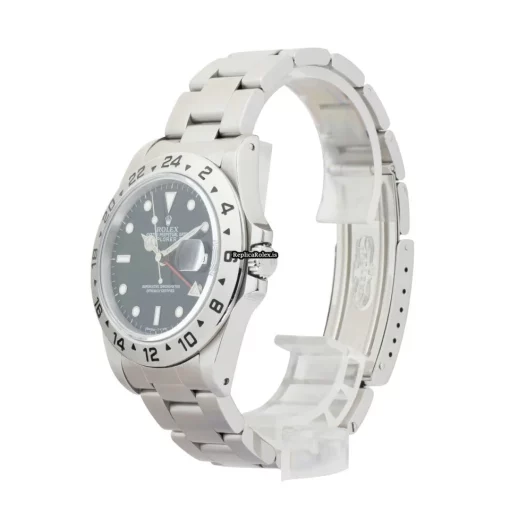 Terrific Fake Rolex Explorer II 16570 Caliber 3185 Automatic Movement 40mm Steel Case Mens/unisex Watch - Image 2