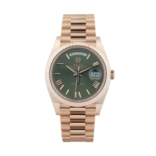 Incredible Replica Rolex Day-date 40 228235 Caliber 3255 Automatic Movement 40mm Rose Gold Case Mens/unisex Watch