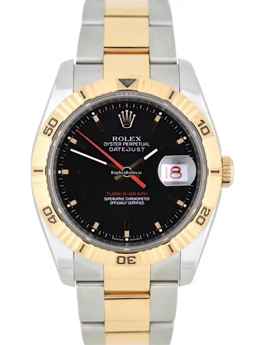 Reliable Replica Rolex Datejust Turn-o-graph 116261 Caliber 3135 Automatic Movement 36mm Gold/steel Case Mens/unisex Watch