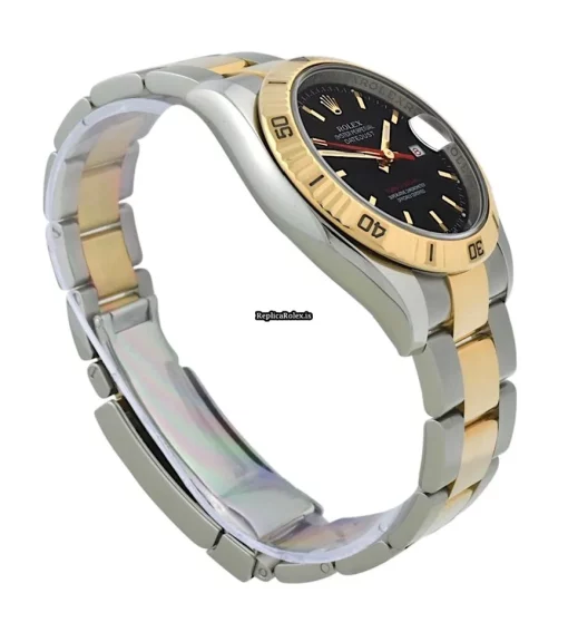 Reliable Replica Rolex Datejust Turn-o-graph 116261 Caliber 3135 Automatic Movement 36mm Gold/steel Case Mens/unisex Watch - Image 2
