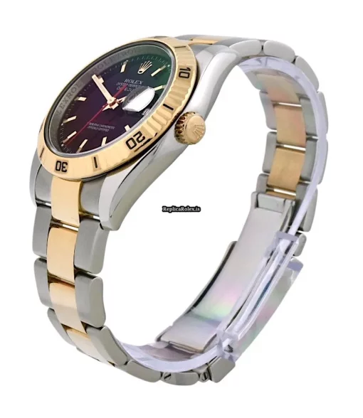 Reliable Replica Rolex Datejust Turn-o-graph 116261 Caliber 3135 Automatic Movement 36mm Gold/steel Case Mens/unisex Watch - Image 3