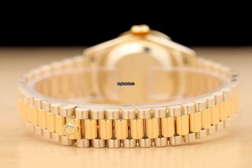 Appealing Imitation Rolex Lady-datejust 69178 Caliber 2135 Automatic Movement 26mm Yellow Gold Case Womens Watch - Image 6