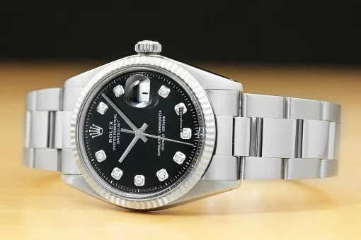 Swiss Replica Rolex Datejust 1601 Caliber 1570 Automatic Movement 36mm Steel Case Mens/unisex Watch - Image 2