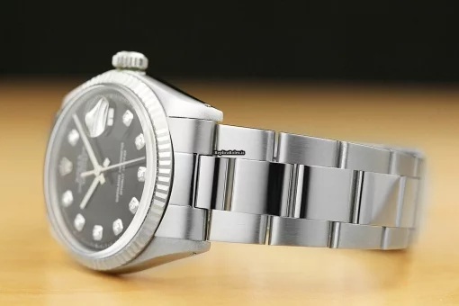 Swiss Replica Rolex Datejust 1601 Caliber 1570 Automatic Movement 36mm Steel Case Mens/unisex Watch - Image 4