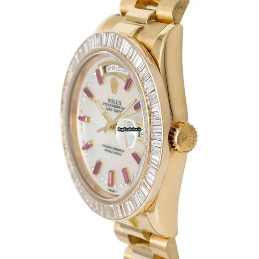 Quality Replica Rolex Day-date 36 118208 Automatic Movement 38mm Yellow Gold Case Mens/unisex Watch - Image 3
