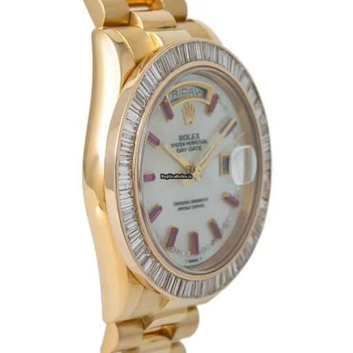 Quality Replica Rolex Day-date 36 118208 Automatic Movement 38mm Yellow Gold Case Mens/unisex Watch - Image 5