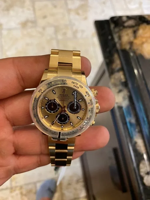 Fabulous Replica Rolex Daytona 116508 Caliber 4130 Automatic Movement 40mm Yellow Gold Case Mens/unisex Watch - Image 3