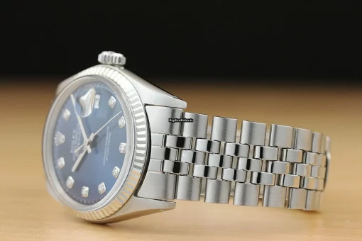 Fine Replica Rolex Datejust 1601 Caliber 1570 Automatic Movement 36mm Steel Case Mens/unisex Watch - Image 4