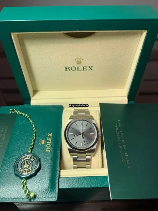Defect Replica Rolex Oyster Perpetual 39 114300 Caliber 3132 Automatic Movement 39mm Steel Case Mens/unisex Watch