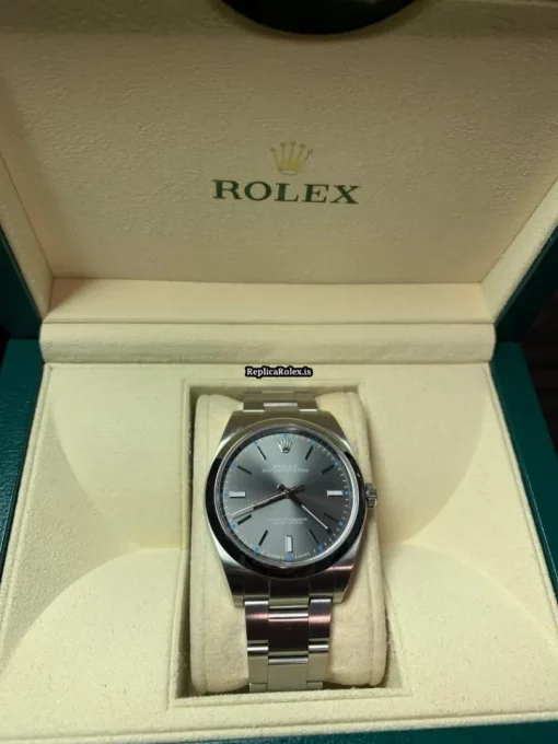 Defect Replica Rolex Oyster Perpetual 39 114300 Caliber 3132 Automatic Movement 39mm Steel Case Mens/unisex Watch - Image 4