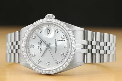 Unique Replica Rolex Datejust 1603 Caliber 1570 Automatic Movement 36mm Steel Case Mens/unisex Watch - Image 2