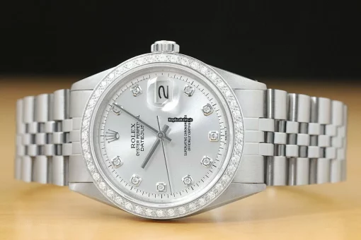 Unique Replica Rolex Datejust 1603 Caliber 1570 Automatic Movement 36mm Steel Case Mens/unisex Watch - Image 3