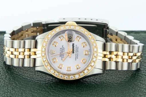 Excellent Fakes Rolex Lady-datejust 69173 Caliber 2135 Automatic Movement 26mm Gold/steel Case Womens Watch - Image 5