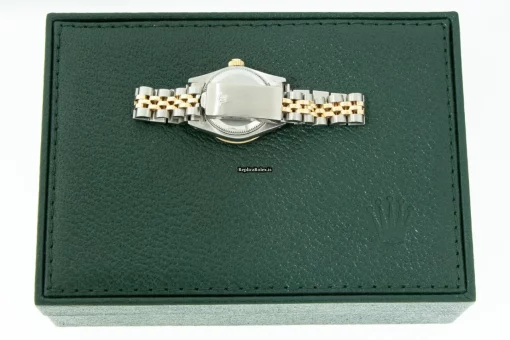 Excellent Fakes Rolex Lady-datejust 69173 Caliber 2135 Automatic Movement 26mm Gold/steel Case Womens Watch - Image 8