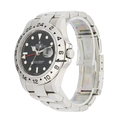Durable Fake Rolex Explorer II 16570 Automatic Movement 40mm Steel Case Mens/unisex Watch - Image 2