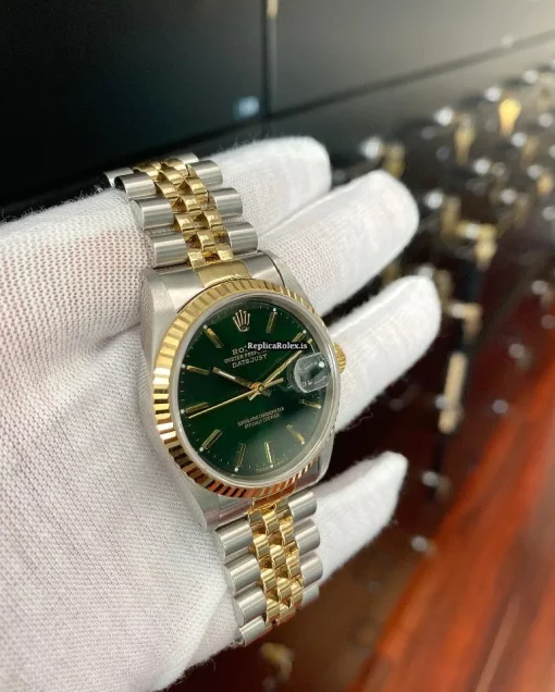 Recommend Replica Rolex Datejust 16233 Caliber 3135 Automatic Movement 36mm Gold/steel Case Mens/unisex Watch - Image 10