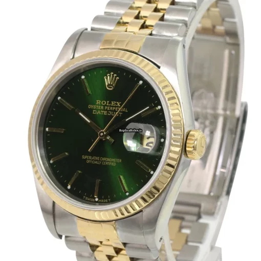Recommend Replica Rolex Datejust 16233 Caliber 3135 Automatic Movement 36mm Gold/steel Case Mens/unisex Watch - Image 3