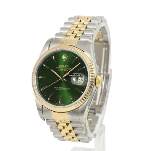 Recommend Replica Rolex Datejust 16233 Caliber 3135 Automatic Movement 36mm Gold/steel Case Mens/unisex Watch - Image 7