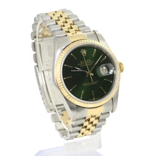 Recommend Replica Rolex Datejust 16233 Caliber 3135 Automatic Movement 36mm Gold/steel Case Mens/unisex Watch - Image 8