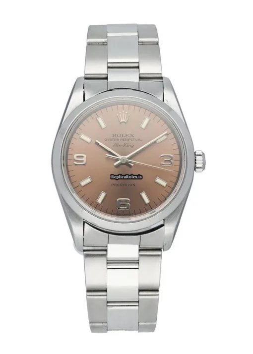 High Quality Replica Rolex Air King Precision 14000 Manual Winding Movement 34mm Steel Case Mens/unisex Watch