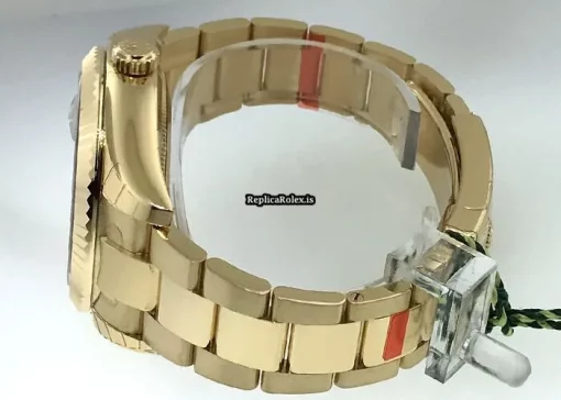 Lovely Fake Rolex Sky-dweller 326938 Automatic Movement 42mm Yellow Gold Case Mens/unisex Watch - Image 4