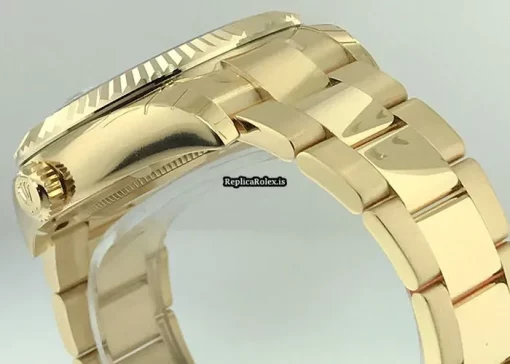 Lovely Fake Rolex Sky-dweller 326938 Automatic Movement 42mm Yellow Gold Case Mens/unisex Watch - Image 5