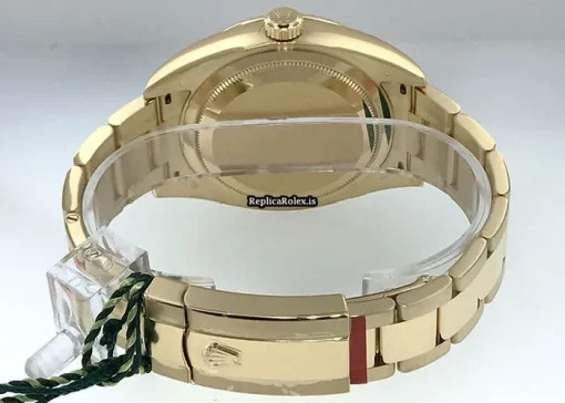 Lovely Fake Rolex Sky-dweller 326938 Automatic Movement 42mm Yellow Gold Case Mens/unisex Watch - Image 6