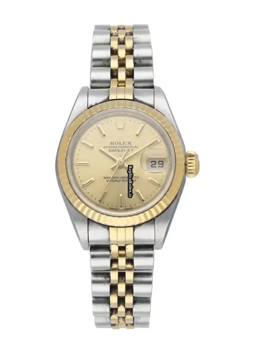 Defect Replica Rolex Lady-datejust 79173 Caliber 3135 Automatic Movement 26mm Steel Case Womens Watch