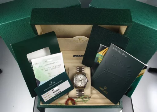 Luxury Replicas Rolex Day-date 36 118239 Caliber 3155 Automatic Movement 36x43mm White Gold Case Mens/unisex Watch - Image 6