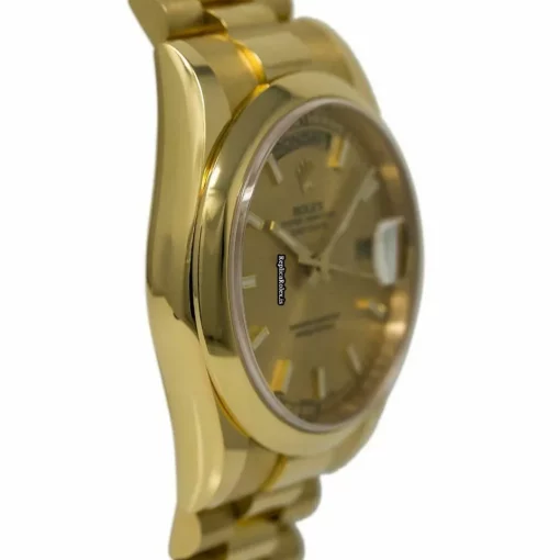 Design Replica Rolex Day-date 36 118208 Automatic Movement 36mm Yellow Gold Case Mens/unisex Watch - Image 3
