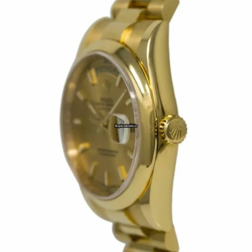 Design Replica Rolex Day-date 36 118208 Automatic Movement 36mm Yellow Gold Case Mens/unisex Watch - Image 5