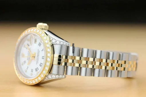 Defect Replica Rolex Lady-datejust 69173 Caliber 2135 Automatic Movement 26mm Steel Case Womens Watch - Image 4