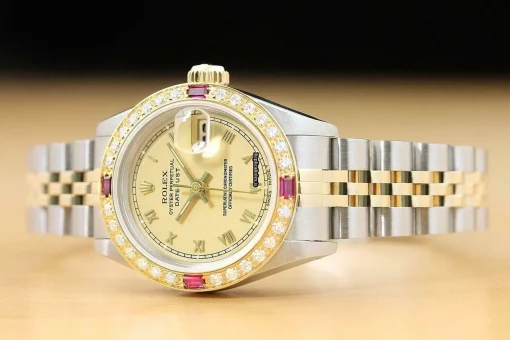 Superior Replica Rolex Lady-datejust 69173 Caliber 2135 Automatic Movement 26mm Steel Case Womens Watch - Image 2