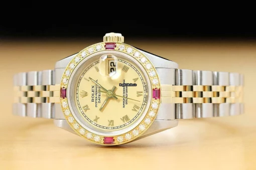 Superior Replica Rolex Lady-datejust 69173 Caliber 2135 Automatic Movement 26mm Steel Case Womens Watch - Image 3