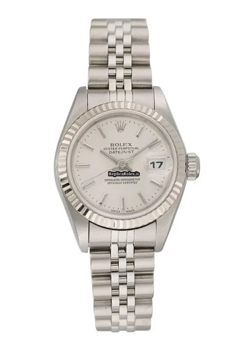 Fantastic Replicas Rolex Lady-datejust 69174 Automatic Movement 26mm Steel Case Womens Watch - Image 2