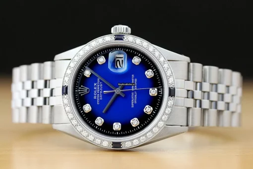 Discount Replica Rolex Datejust 1603 Caliber 1570 Automatic Movement 36mm Steel Case Mens/unisex Watch - Image 4