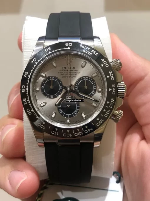 Amazing Replica Rolex Daytona 116519ln Caliber 4130 Automatic Movement 40mm White Gold Case Mens/unisex Watch
