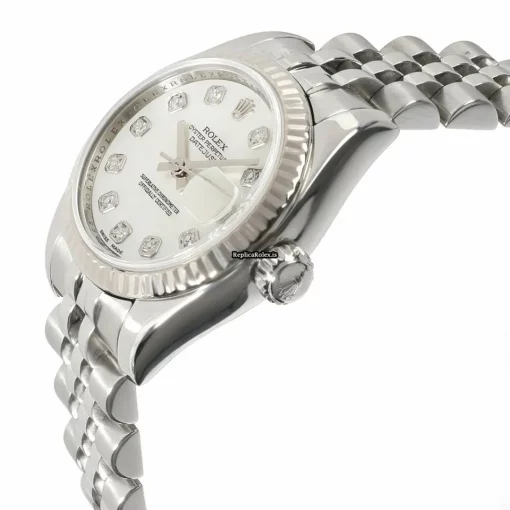 Nice Fake Rolex Lady-datejust 179174 Automatic Movement 26mm Gold/steel Case Womens Watch - Image 3