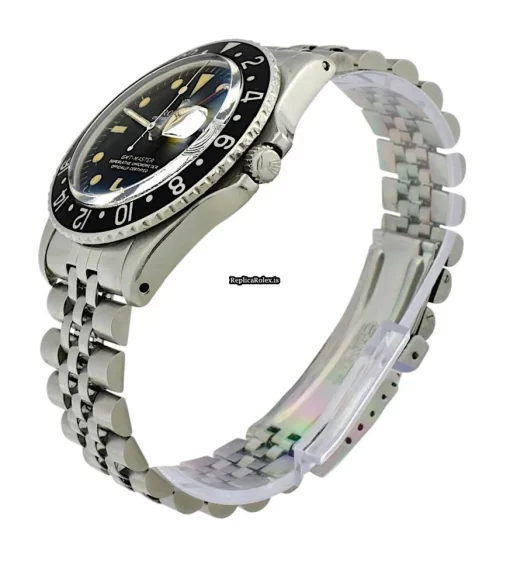 Quality Replica Rolex Gmt-master 1675 Caliber 1570 Automatic Movement 40mm Steel Case Mens/unisex Watch - Image 3