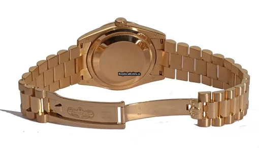Stylish Replica Rolex Day-date 36 118238 Caliber 3155 Automatic Movement 36mm Yellow Gold Case Mens/unisex Watch - Image 4